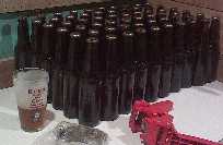 60 bottles of beer have been capped.  Click for full size